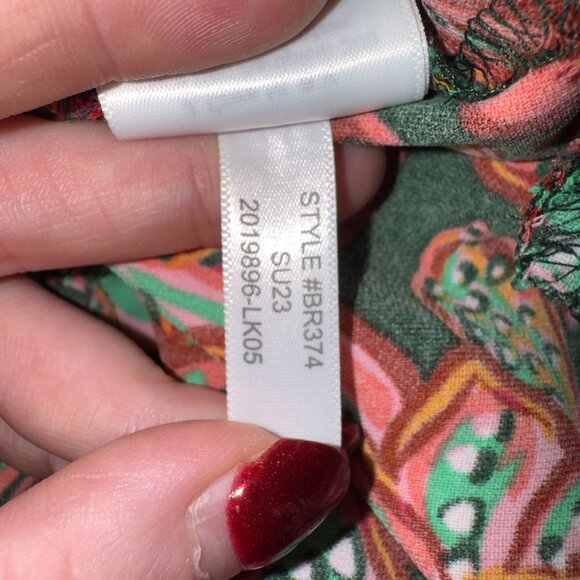 J. Crew Factory Jamie Pants Women’s Slim Ankle Trousers Multicolor Floral Print - Picture 7 of 8